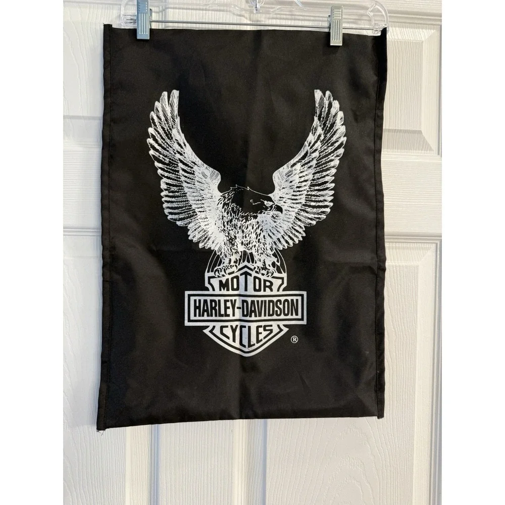 Harley Davidson Fabric‎  Storage  Bag / Eagle Bar & Shield Logo 15x20